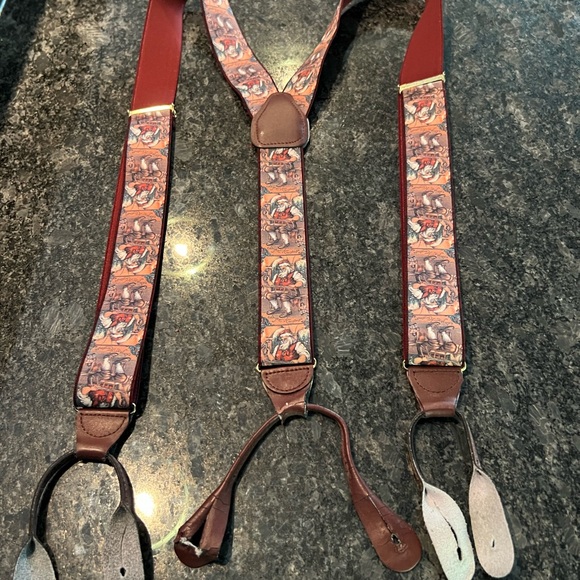Santa suspenders, adjustable with buttons. - Picture 5 of 6